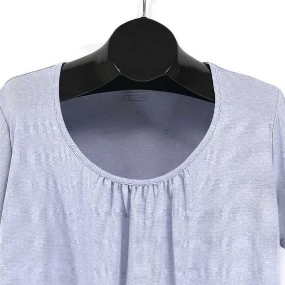 Eddie Bauer Travex Scoop Neck Tee Women's Plus 2XL Pinstripe Freedry Outdoor - Picture 2 of 11